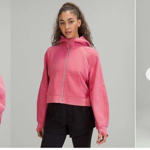 Lulu scuba full zip in pink blossom